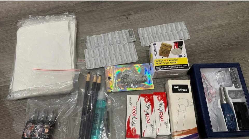 THANH LÝ ĐỒ NGHỀ PHUN XĂM MỚI 100% - GIÁ YÊU THƯƠNG